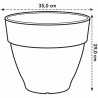 Plant pot Elho   Terracotta Plastic Circular Modern Ø 30 cm