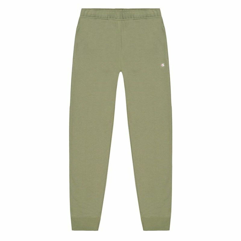 Adult's Tracksuit Bottoms Champion Rib Cuff Green Men