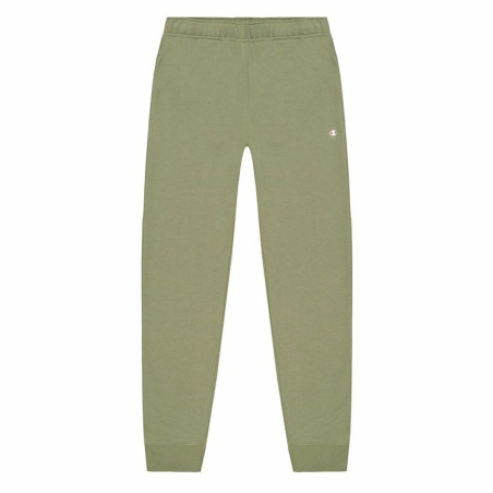 Adult's Tracksuit Bottoms Champion Rib Cuff Green Men