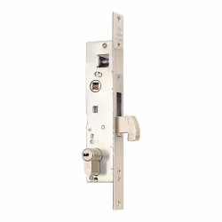 Mortise lock Cisa L4140.20.0  Vertical European Steel Stainless steel