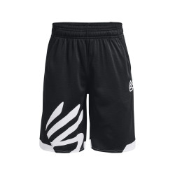 Sport Shorts for Kids Under Armour Curry Splash Black