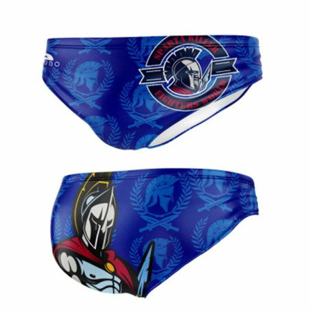 Men’s Bathing Costume Turbo Waterpolo Spartan Italia Blue