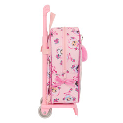 School Rucksack with Wheels Na!Na!Na! Surprise Fabulous Pink 22 x 27 x 10 cm