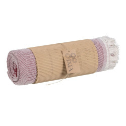 Bedspread (quilt) Beige Maroon