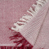 Bedspread (quilt) Beige Maroon