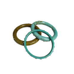 Ladies' Bracelet Lola Casademunt Turquoise 3 Pieces