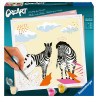 Paint by Numbers Set Ravensburger Zebra