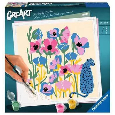 Paint by Numbers Set Ravensburger Flowers