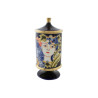 Vase DKD Home Decor Face Porcelain Blue 11 x 11 x 25 cm Multicolour