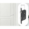 Mortise lock Yale 6,2 x 2 x 23 cm Steel