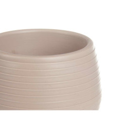 Set of pots Taupe Plastic 16,5 x 16,5 x 14,5 cm (4 Units)