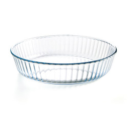 Oven Mould Ô Cuisine Circular 26 x 26 x 5,9 cm Transparent (6 Units)