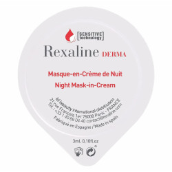 Moisturising Overnight Mask Rexaline Derma 3 ml x 6 Sensitive skin