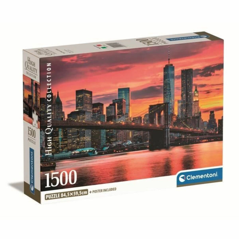 Puzzle Clementoni East River at Dusk 1500 Pieces