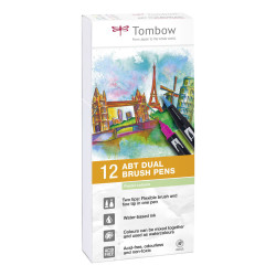 Felt-tip pens Tombow ABT-12P-2 Double-ended