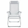 Folding Chair Aktive Reclining Grey 44 x 101 x 55 cm