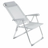 Folding Chair Aktive Reclining Grey 44 x 101 x 55 cm