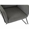 Armchair DKD Home Decor Black Grey Metal 75 x 76 x 82 cm