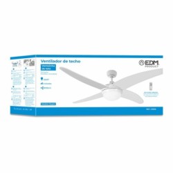 Ceiling Fan with Light EDM 33806 Caspio White 60 W