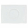 Flat Plate Inde Gourmet Porcelain White 29,5 x 22 x 3 cm (6 Units)