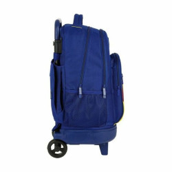 School Rucksack with Wheels Compact F.C. Barcelona 612025918 Blue (33 x 45 x 22 cm)