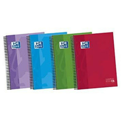 Notebook Oxford European Book Multicolour Micro perforated A4 5 Pieces 120 Sheets