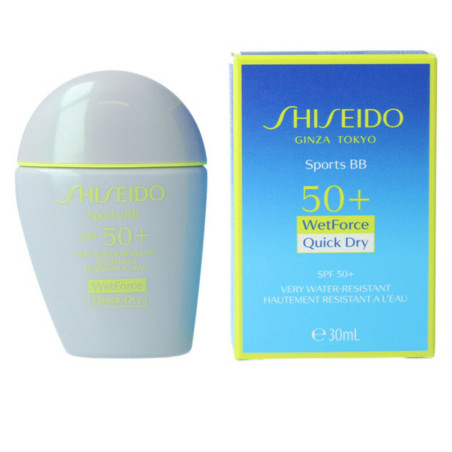 Sun Protection with Colour Shiseido Sports BB SPF50+ Medium Tone (30 ml)