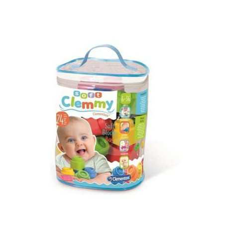 Building Blocks Game Baby Clemmy Clementoni 24 Pieces (24 pcs) (13 x 20,5 x 26,5 cm)