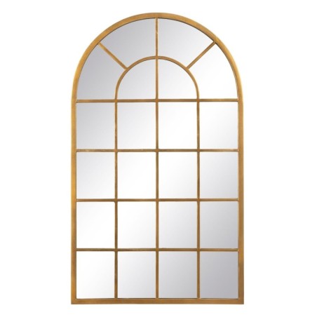 Wall mirror 65 x 2,5 x 110 cm Golden Metal Window