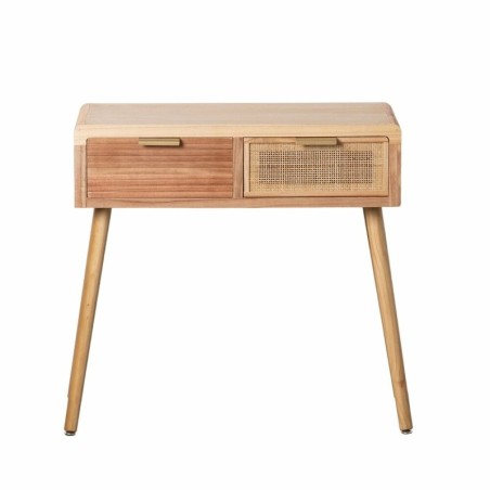 Console HONEY Natural Paolownia wood MDF Wood 80 x 40 x 78 cm