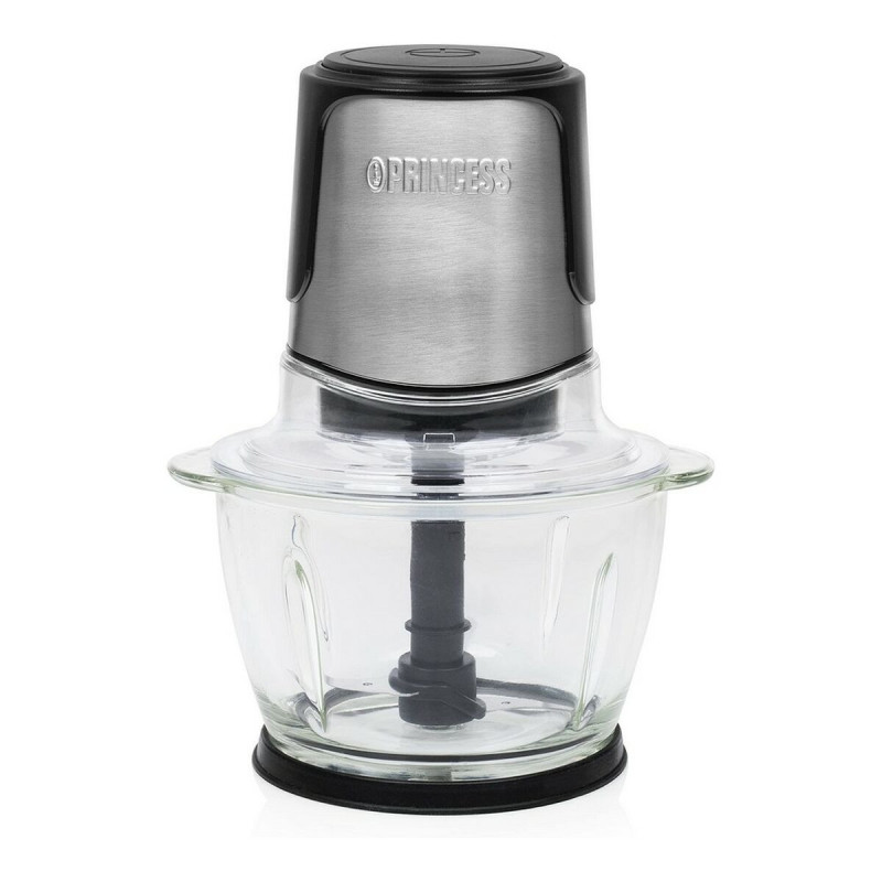 Mincer Princess 221051 Picadora Black Glass Stainless steel 300 W 1 L