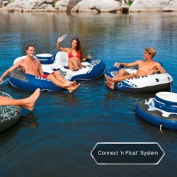 Inflatable Wheel Intex River Run 2 243 x 51 x 157 cm Blue White (3 Units)