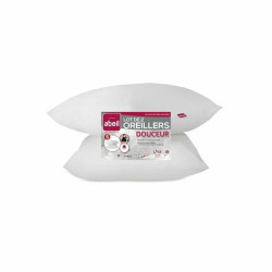 Pillow Abeil White 60 x 60 cm (2 Units)