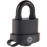 Key padlock Yale Rectangular Black