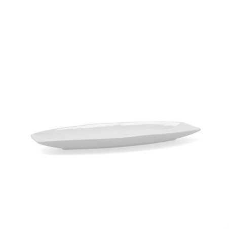 Serving Platter Quid Gastro White Ceramic 35,5 x 15,8 x 2,8 cm (6 Units) (Pack 6x)