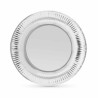 Plate set Algon Silver Disposable Cardboard 23 x 23 x 1,5 cm (36 Units)