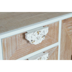 Sideboard DKD Home Decor Fir Metal White 120 x 35 x 80 cm