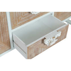 Sideboard DKD Home Decor Fir Metal White 120 x 35 x 80 cm