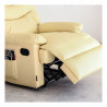 Massage Relax Chair Astan Hogar Manual Cream Synthetic Leather