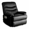 Massage Relax Chair Astan Hogar Manual Black Synthetic Leather