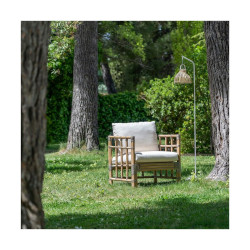 Armchair 67 x 73 x 64 cm Natural Rattan