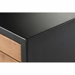 Chest of drawers DKD Home Decor Fir Natural Black Vintage (47 x 38 x 77 cm)