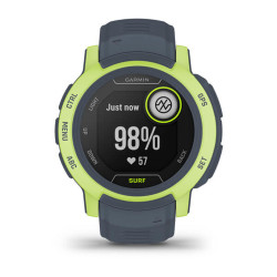 Smartwatch GARMIN Instinct 2 Surf Edition Lime 0,9" Grey Verde, gris