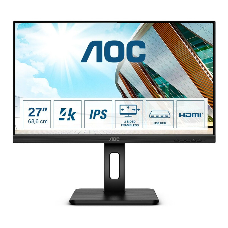 Monitor AOC U27P2 27" 4K Ultra HD IPS LED Flicker free