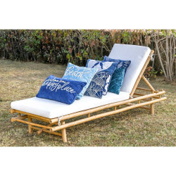 Sun-lounger Home ESPRIT Brown 201 x 70 x 41 cm