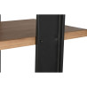 Shelves Home ESPRIT Black Metal Fir 160 x 42,5 x 190 cm