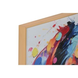 Painting Home ESPRIT Modern Dog 80 x 3 x 80 cm (2 Units)