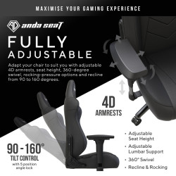 Gaming Chair AndaSeat Dark Demon Premium Black