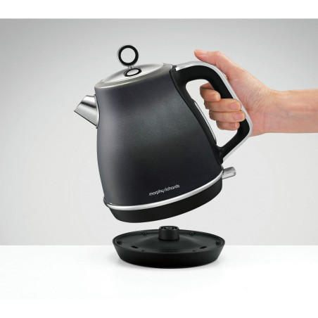 Kettle Morphy Richards Evoke Black Metal 2200 W 1,5 L