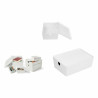 Stackable Organising Box Confortime With lid 26 x 17,5 x 8,5 cm (10 Units)